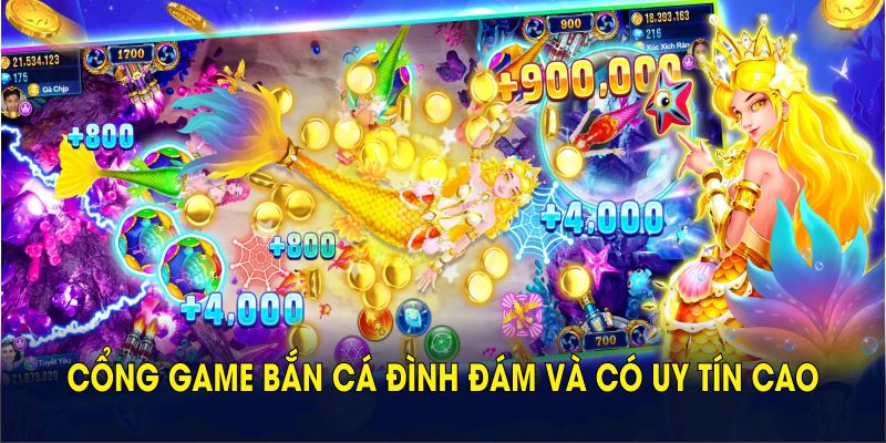 TP là cổng game bắn cá đình đám và có uy tín cao