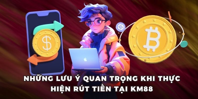 Những lưu ý quan trọng khi thực hiện rút tiền tại KM88