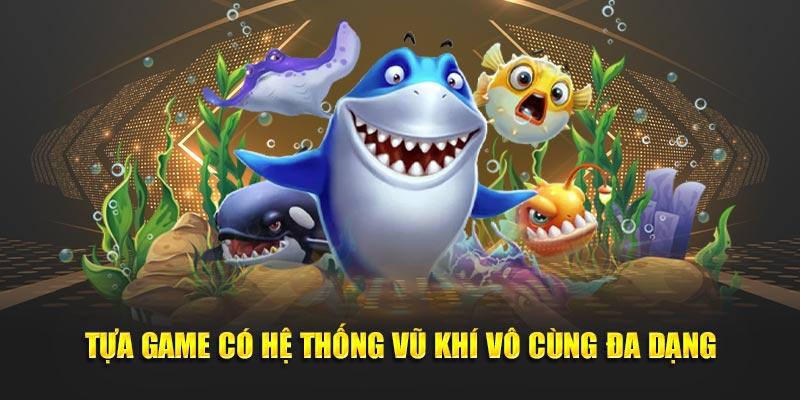 Tựa game sở hữu hệ thống vũ khí săn mồi vô cùng đa dạng