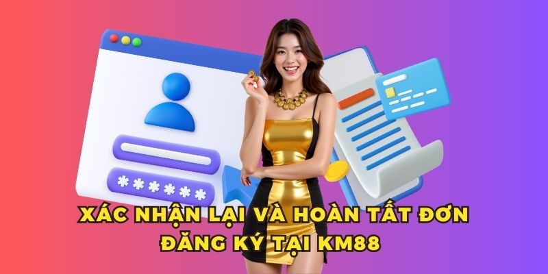 Xác nhận lại và hoàn tất đơn đăng ký tại KM88